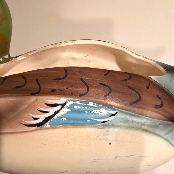 Vintage Mallard Duck Planter RB Made in Japan - Picture 5 of 7